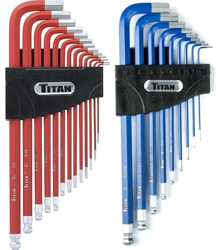 Titan 12739 Star and Hex Key Set - 39 Piece - Amazon.com