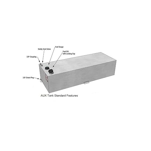 thumbnail image 2 of RDS FG INC 71083 Rectangular Auxiliary/Transfer Fuel Tank - 45 Gallon 2 of 11