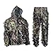 EAROOMZE Mens 3D Lightweight Hunting Suit Airsoft Sniper Ghillie Breathable Camouflage Clothing