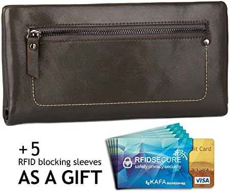 Slim Womens Wallet Clearance Sale Card Holder Clutch with Wrist Strap (grey)