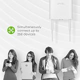 Zyxel NWA55AXE WiFi 6 AX1800 Outdoor Mesh Access Point IP55 PoE+ Injector view 3