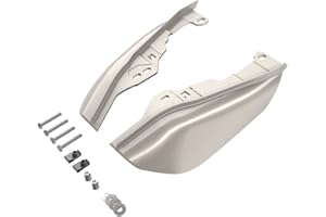 US Stock Advanblack Mid Frame Air Deflectors Compatible for Harley Touring Street Glide, Road King, Electra Glide, 2009-2024(White Sand Pearl)