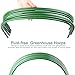 TRIEtree Greenhouse Support Hoops, 6Pcs 4ft Long Steel Plastic Coated Hoops Protection Net Hoops Support Hoops Bracket Greenhouse