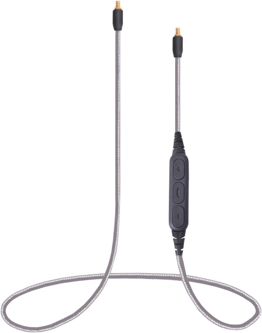 Hellodigi Bluetooth Earphone Cable Detachable Upgrade Replacement Cable With Mini MIC For Smart Phone (A2DC)