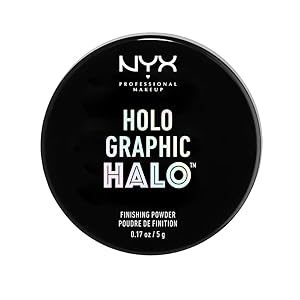 NYX PROFESSIONAL MAKEUP Holographic Halo Finishing Powder, Magical, 0.17 Ounce