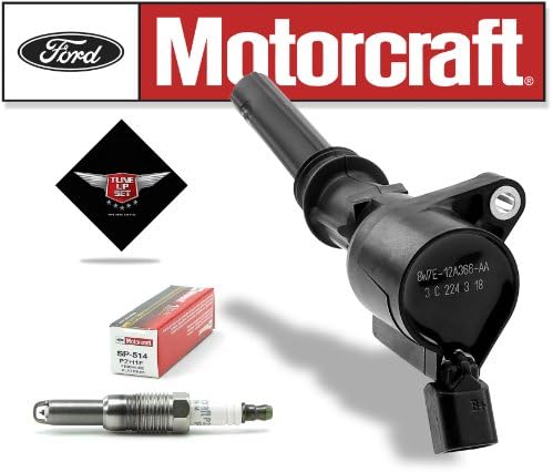 1 Motorcraft Ignition Coil DG508 and 1 Motocraft Spark Plug SP514