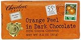 Chocolove Orange Peel in Dark Chocolate Bar, 3.2 Ounce (Pack of 12)