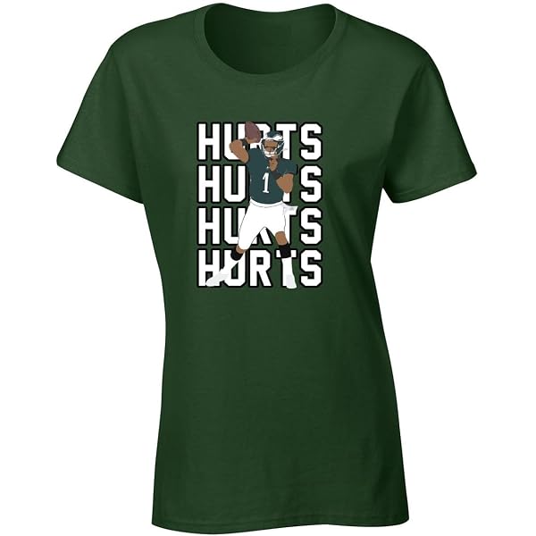 FerociTees Aaron Rodgers New York Football Women's T-Shirt – Forest Green NFL Fan Apparel (Large) - View #9