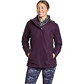 Eddie Bauer Women's Rainfoil Waterproof Hooded Packable Rain Jacket