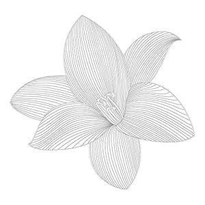 Vive Le Color! Flowers (Adult Coloring Book): Color In; De-stress (72 Tear-out Pages)