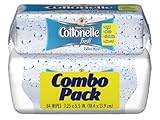 Cottonelle Fresh Folded Moist Wipes Pop-Up Tub/Refill Combo, 84 Wipes (Pack of 8)