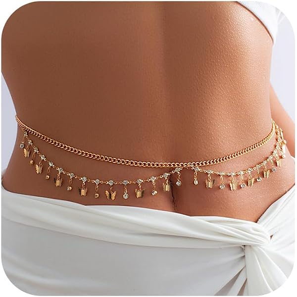 Amazon.com: Shell Waist Chain for Women Mermaid Waist Chain  display picture 3