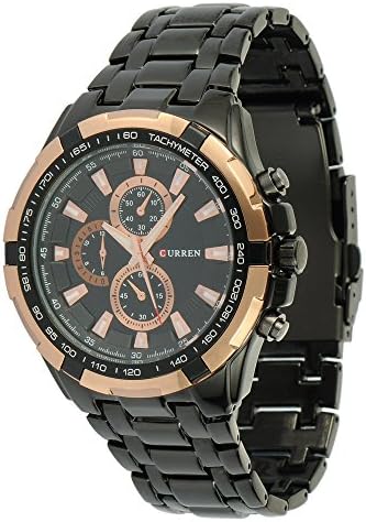 New DeSigN ~ (CURREN) 6126 Fashionable Quartz Round Wrist Watch Timepiece for Boy Men Gentleman
