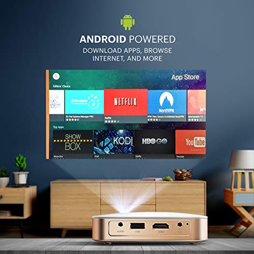 KODAK Luma 350 Portable Smart Projector w/ Luma App Ultra HD