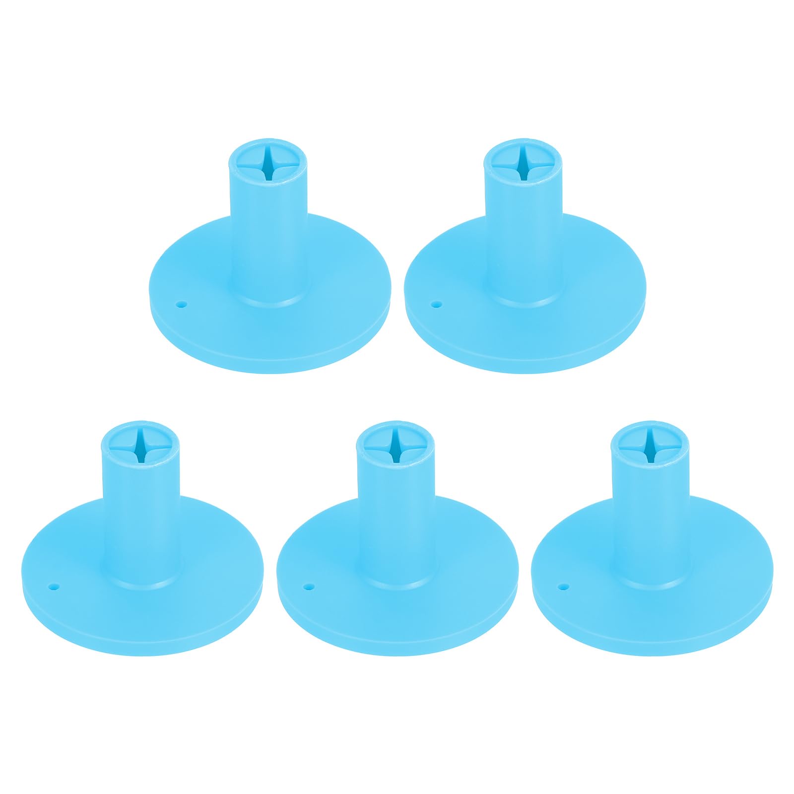PATIKIL Rubber Golf Tees, 5 Pack Golf Rubber Tee Indoor Outdoor Practice Ball Holder for Driving Range Turf Mats, Blue