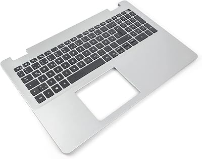 Dell Inspiron 5593 5594 USB-C Palmrest GERMAN Keyboard 07G0RN 0MFM3M (Renewed)