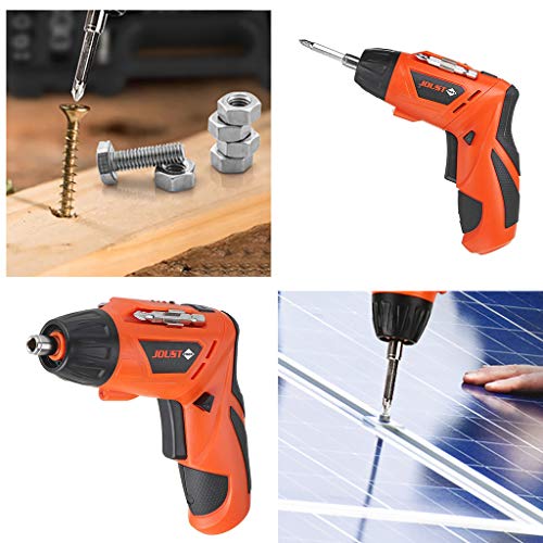 Samoii Cordless Screwdriver, Electric Screwdriver, 4.2V 500mAh Li-ion with Battery Indicator, 45PC Free Accessories, USB Rechargeable, Lightweight and Easy for Small Home Projects【USA】 - Thumbnail 3