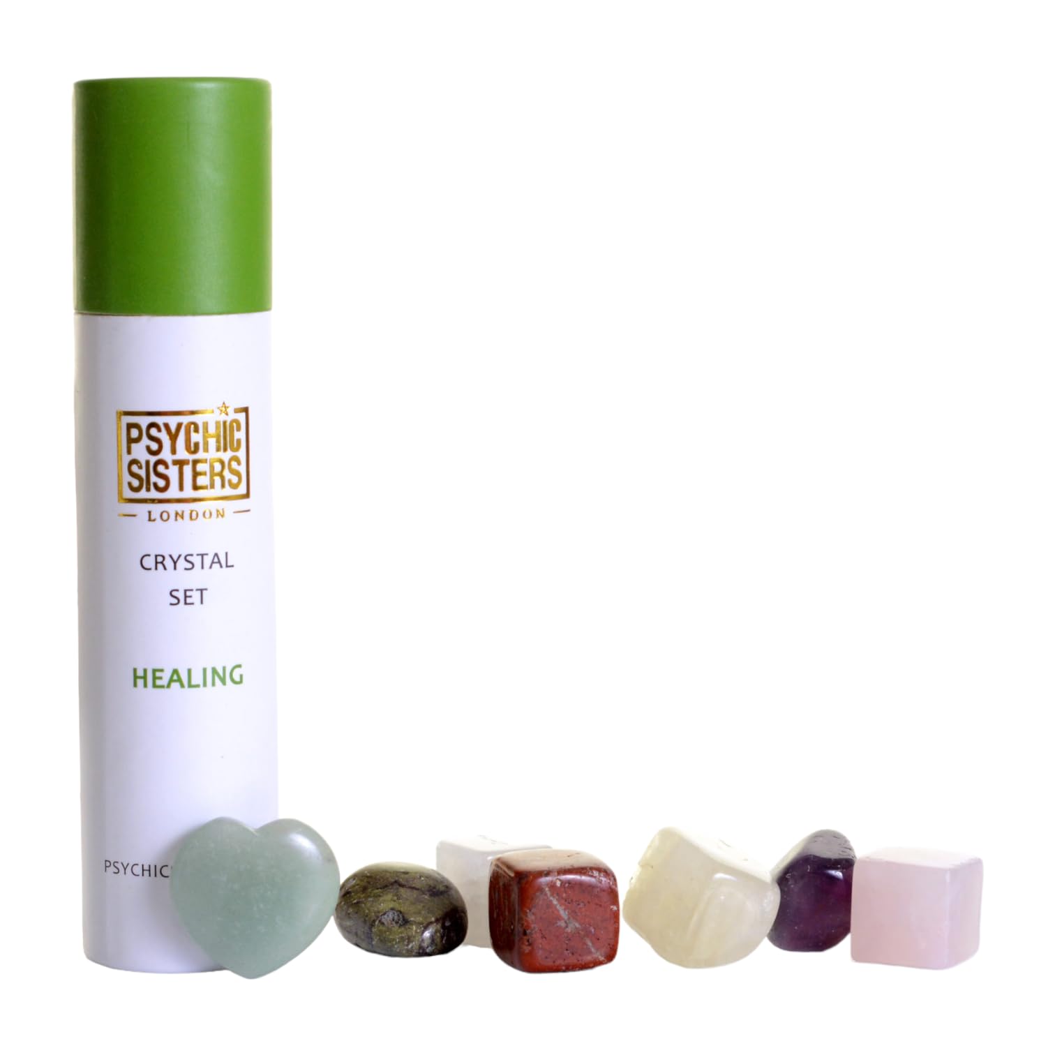 Psychic Sisters - Crystal Set - 7 Different Gemstones - Reiki Cleansed & Energised (Healing)