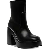 Wild Pair Womens Stellaa Platforms Mid-Calf Mid-Calf Boots Black 10 Medium (B,M)