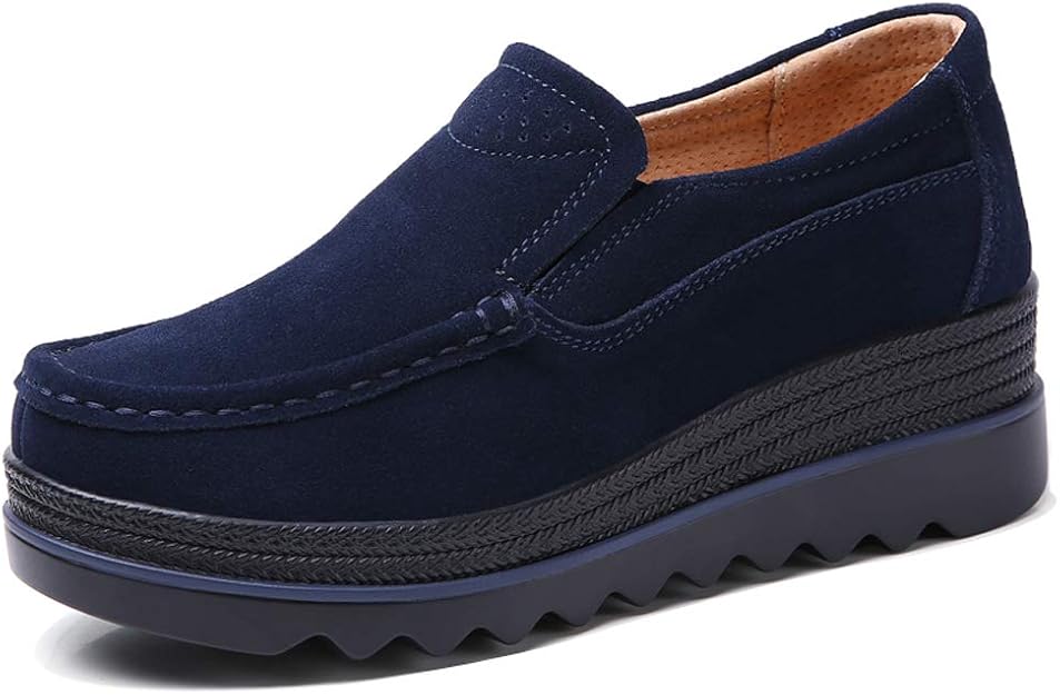 comfy slip on platform shoes