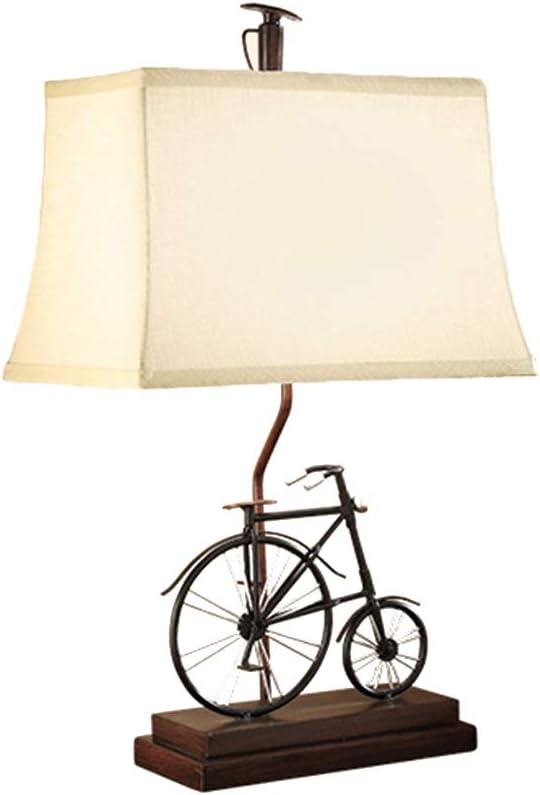 vintage bicycle table lamp