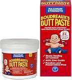 Boudreaux's Butt Paste Diaper Rash Ointment, Maximum Strength, 14 Oz and 2 Oz