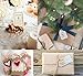 ilauke 200pcs Kraft Paper Gift Tags 9X4cm with 65 Yards Natural Jute Twine Hang Tags for Arts and Crafts Party Wedding Christmas Thanksgiving