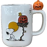 Rae Dunn Peanuts Halloween Ceramic Coffee Mug, Spooky Season