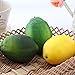 Buytra 8 Pack Artificial Fake Lemons Limes Fruit for Vase Filler Home Kitchen Party Decoration, Yellow and Green, Large (3.9