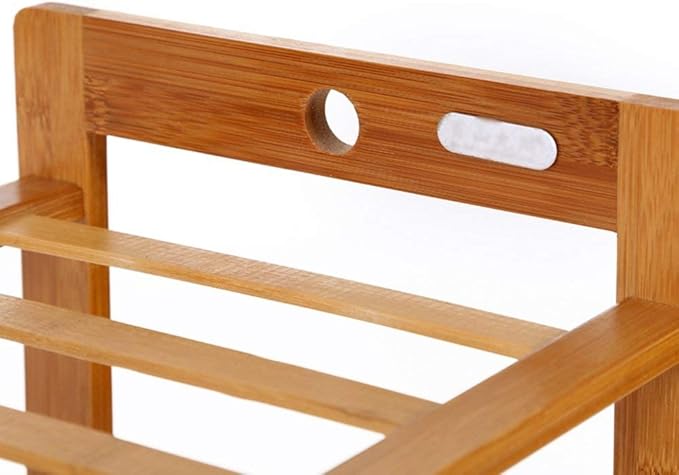 CAI Haushalts-hölzerner Schuhregal, hoher Schuhschrank, hölzerner 4