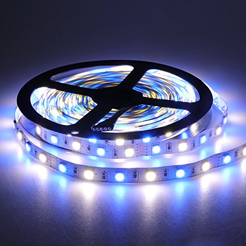 LEDENET Super Bright LED RGBW Strip Lights 5050 12V 5M 300LEDs RGB White Flexible Lighting
