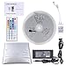 LED Strip Lights 32.8ft/10M SMD3528 Waterproof Multicolor Flexible RGB Strip Kit 600leds Color Changing+44Key IR Remote+24V 3A Power Supply