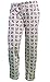 I Love NY New York Lounge Pants Heart Pajama Bottoms White Medium