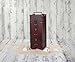 Twine Chateau Treasure Chest Wine Box, 1 Bottle, Maroon