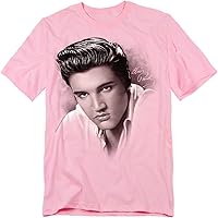 Amazon.com: Sun Records Elvis Presley Mens White Short Sleeve T