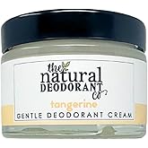 The Natural Deodorant Co, Gentle Deodorant Cream Tangerine 55g, Aluminium Free, Plastic Free, Sensitive Skin