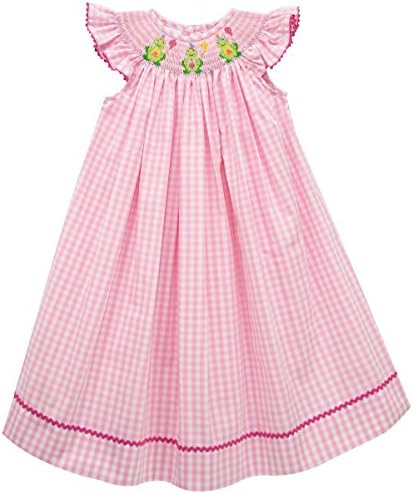 Birthday Frogs Smocked Angel Wing Bishop