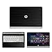 Black Brushed Aluminum Skin Decal wrap Skin case Compatible with HP Envy x360 m6 Series m6-w101dx m6-w102dx m6-103dx m6-105dx 15.6