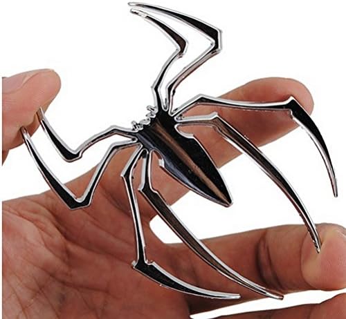 Aryellys Packs Auto 3D Metal Emblem Badge Sticker Decal for Car, Trucks, Suv, Motorcycle, ATV Logo (Spider)