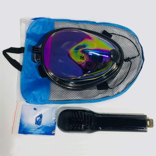 RONSHIN Mask for Halloween, Adult Children Diving HD Glasses Fashion Anti-Fog Diving Goggles Snorkeling Silicone Mask Purple S/M (Children) - Thumbnail 6