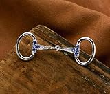 Silver Snaffle Bit Stock Tie Pin