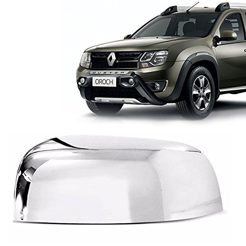 Aplique Cromado para Retrovisor Renault Duster Oroch 2015 em diante Lado Esquerdo