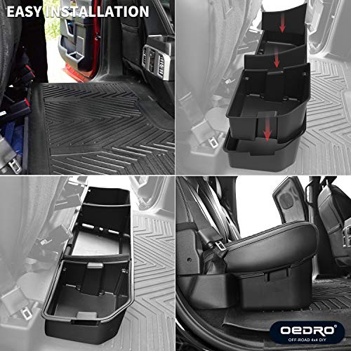 OEDRO Upgraded Under Seat Storage Box Compatible with 20152023 Ford F150 SuperCrew Cab & Crew