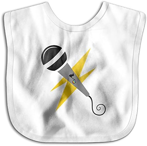 Singing Music Bibs Saliva Towel Cartoon Child Skin-friendly Towel White
