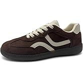 ZeroRun Women's Fashion Sneakers Retro Tennis Shoes Women Lace-up & Slip-on Casual Sneakers for Women Anti-Slip Rubber Sole Suitable for Walking, Tennis, Casual Office Wear, and All-Day Comfort