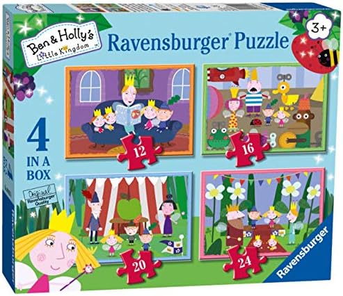 Ben & Holly's Little Kingdom Puzzles - Original Ravensburg Quality 4 in 1 Box
