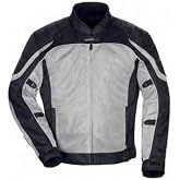 TourMaster Men's Intake Air 4.0 Jacket Silver/Black, Small