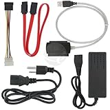3 in 1 USB 2.0 To SATA / IDE Adapter Cable + Power Cord