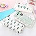 KFSO Pencil Bag,Cactus Zipper Pen Case Travel Makeup Cosmetic Toiletry Case Wash Organizer Storage (C)