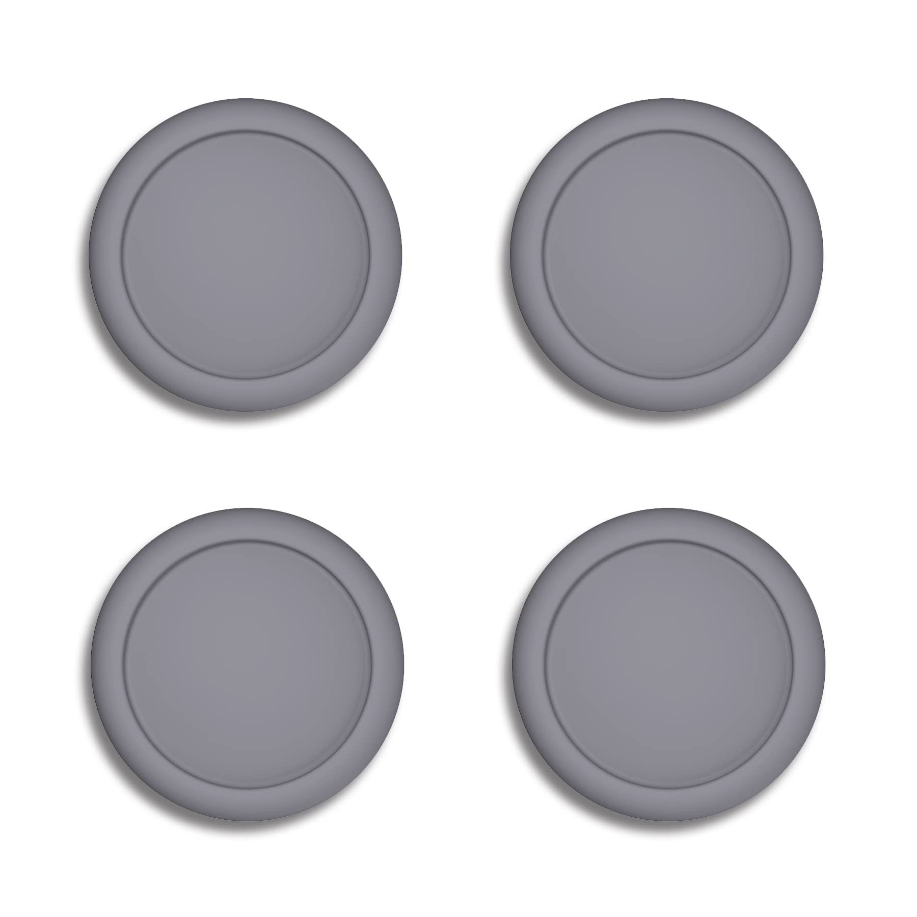 eXtremeRate PlayVital Switch Thumb Grip Caps, Joystick Caps for Nintendo Switch Lite, Silicone Analog Cover Thumbstick Grips for Switch OLED Joycon - Gray